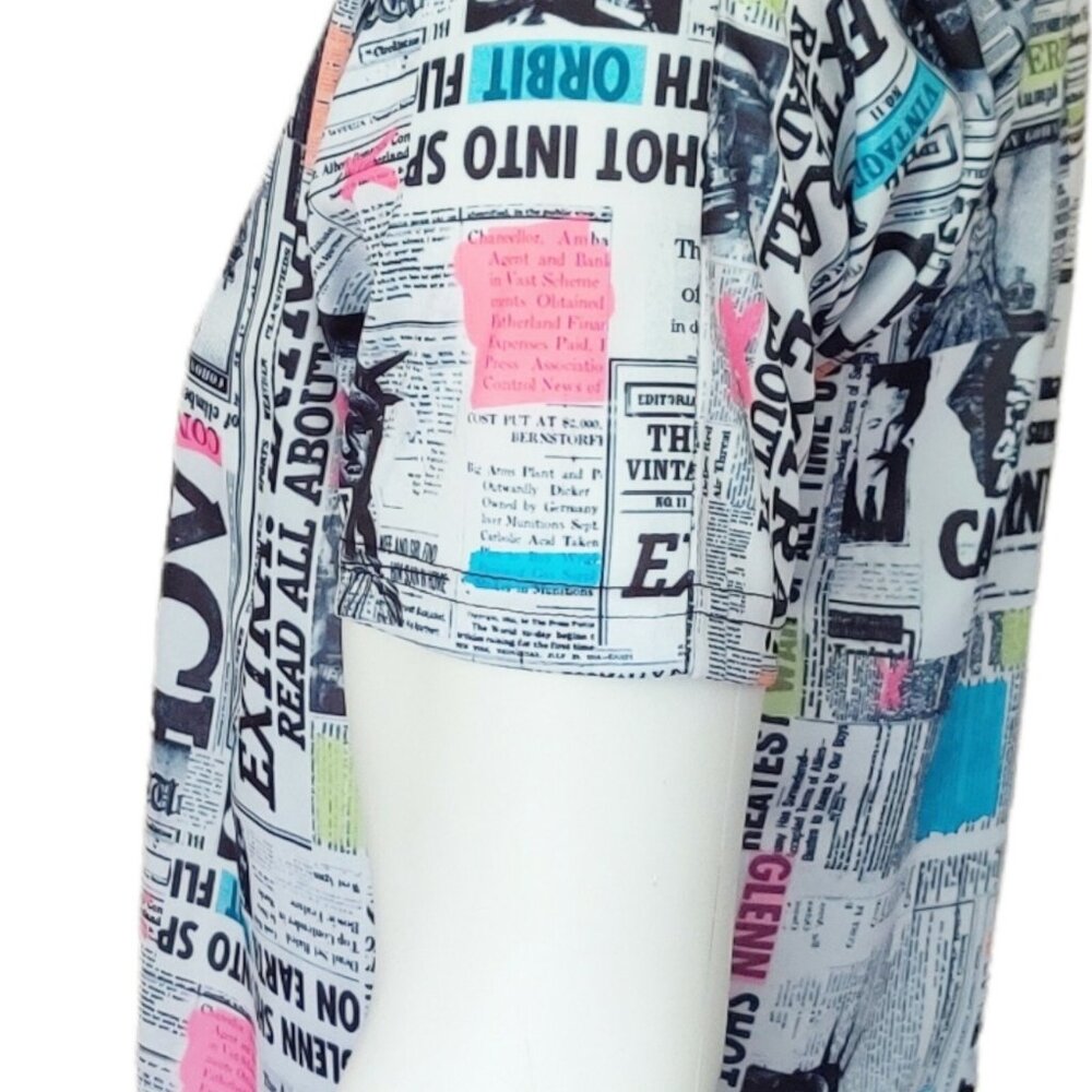 Fresh Prints of Bel Air T-Shirt Mens L All Over Print 90s Style Graphics NWT - Picture 6 of 11